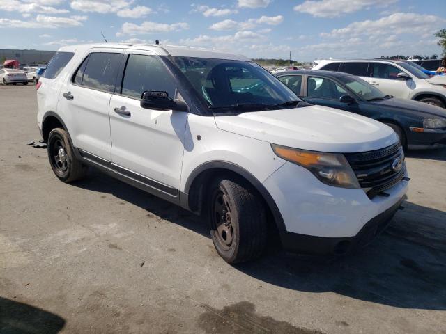 1FM5K8AR9EGA55178 - 2014 FORD EXPLORER POLICE INTERCEPTOR WHITE photo 4