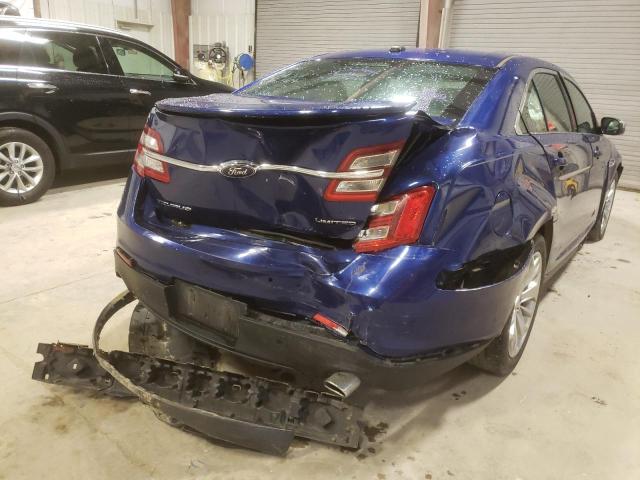 1FAHP2F89DG226547 - 2013 FORD TAURUS LIMITED BLUE photo 4