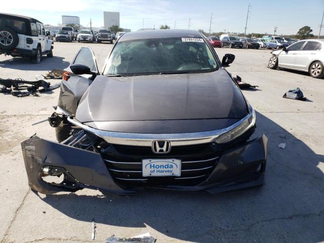 1HGCV1F19MA117551 - 2021 HONDA ACCORD LX GRAY photo 5