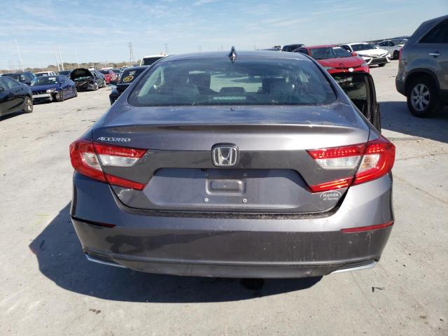 1HGCV1F19MA117551 - 2021 HONDA ACCORD LX GRAY photo 6