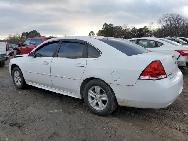 2G1WF5E34C1135671 - 2012 CHEVROLET IMPALA LS WHITE photo 2