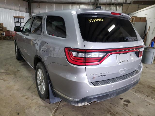 1C4SDJFT1KC664684 - 2019 DODGE DURANGO SSV GRAY photo 3