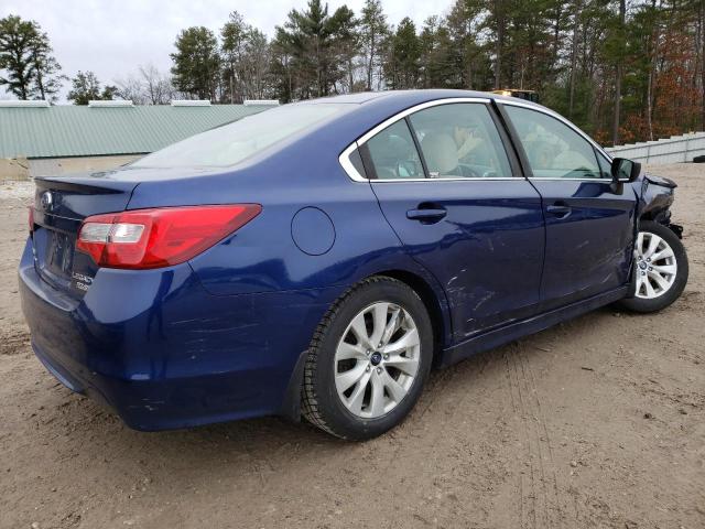 4S3BNAB64H3048709 - 2017 SUBARU LEGACY 2.5I BLUE photo 3