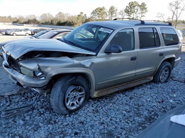 1D4HS48N43F558040 - 2003 DODGE DURANGO SLT TAN photo 1