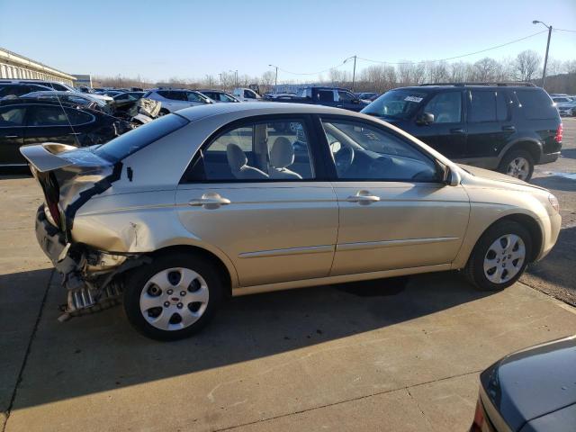 KNAFE221395659460 - 2009 KIA SPECTRA EX TAN photo 3