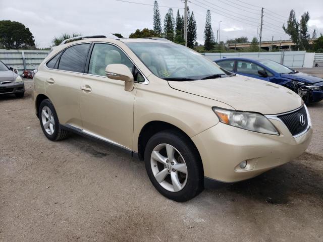 2T2ZK1BA0AC007238 - 2010 LEXUS RX 350 TAN photo 4