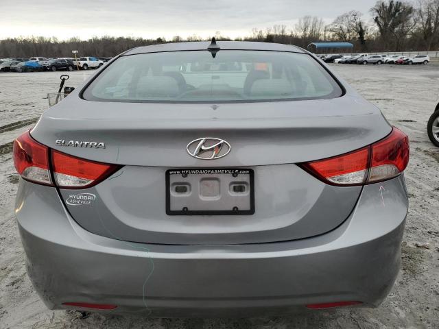 KMHDH4AE7DU557347 - 2013 HYUNDAI ELANTRA GLS GRAY photo 6