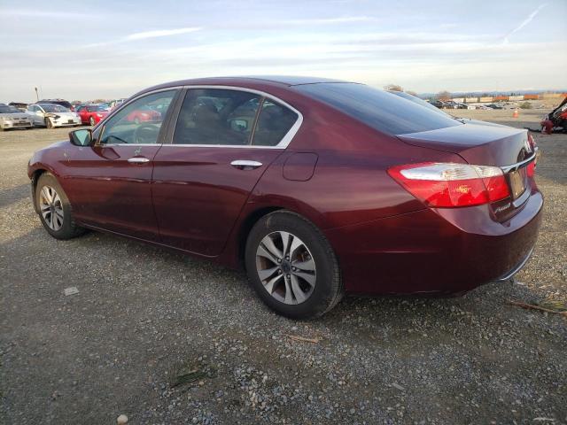 1HGCR2F33EA233874 - 2014 HONDA ACCORD LX RED photo 2