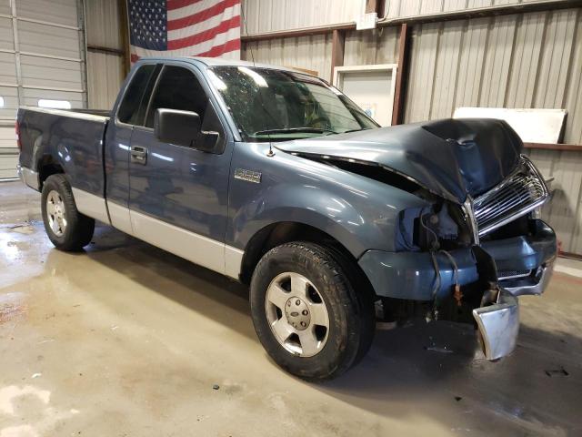 1FTRF12564NB72322 - 2004 FORD F150 BLUE photo 4