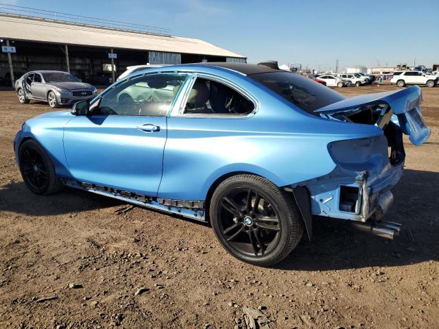 WBA2J1C51JVD09127 - 2018 BMW 230I BLUE photo 2