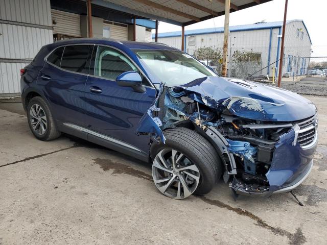 LRBFZNR49PD078250 - 2023 BUICK ENVISION ESSENCE BLUE photo 4