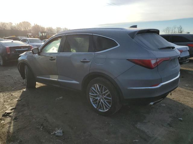 5J8YE1H82PL007711 - 2023 ACURA MDX ADVANCE GRAY photo 2