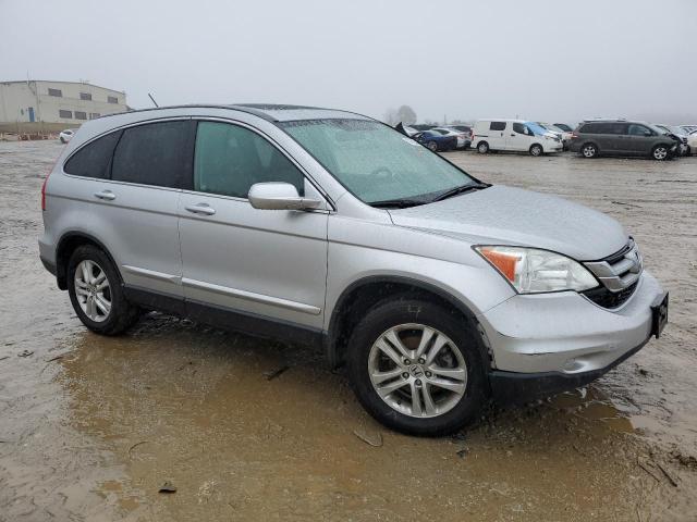 5J6RE3H70AL013059 - 2010 HONDA CR-V EXL SILVER photo 4