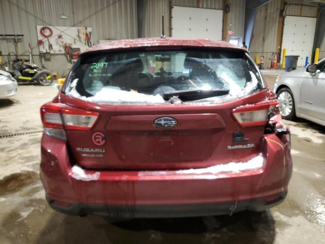 4S3GTAA60J3724091 - 2018 SUBARU IMPREZA RED photo 6