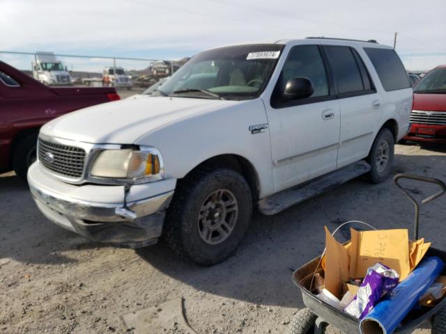 1FMRU15L61LA51213 - 2001 FORD EXPEDITION XLT WHITE photo 1