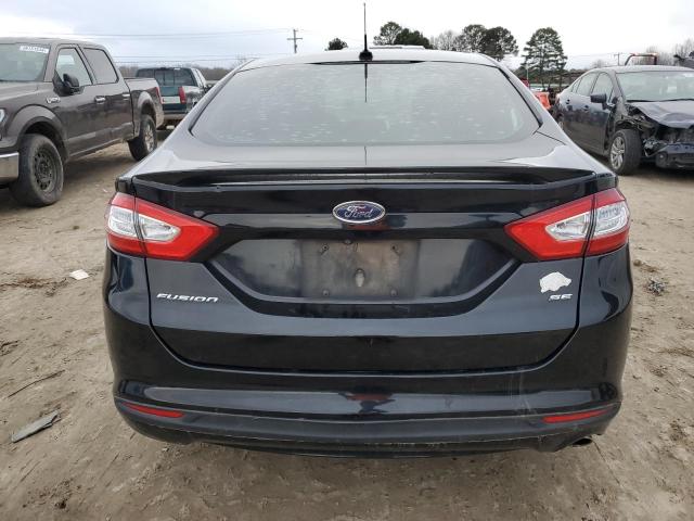 3FA6P0H74GR245360 - 2016 FORD FUSION SE BLACK photo 6