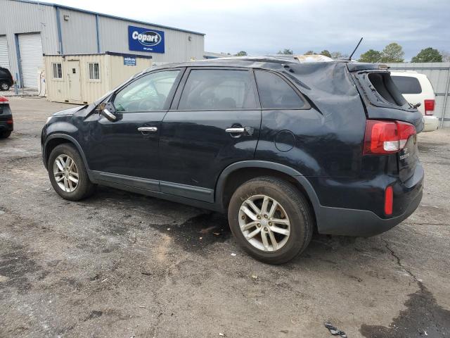 5XYKT3A6XFG553584 - 2015 KIA SORENTO LX BLACK photo 2