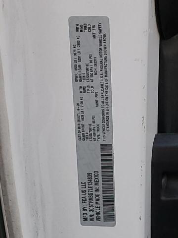 3C6TRVBG7LE134839 - 2020 RAM PROMASTER 1500 HIGH WHITE photo 13