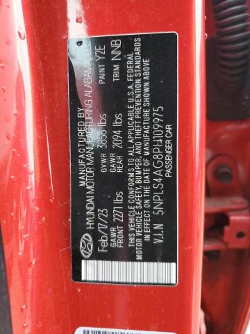 5NPLS4AG8PH109975 - 2023 HYUNDAI ELANTRA SEL RED photo 13