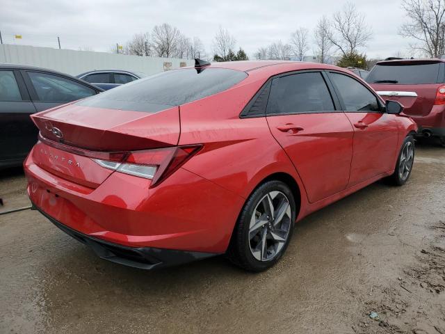 5NPLS4AG8PH109975 - 2023 HYUNDAI ELANTRA SEL RED photo 3