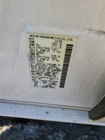 5N1AR18U86C658353 - 2006 NISSAN PATHFINDER LE ორფეროვანი ფოტო 12