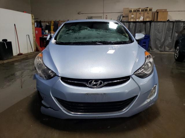 KMHDH4AE6DU532651 - 2013 HYUNDAI ELANTRA GLS BLUE photo 5