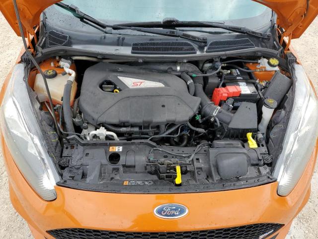 3FADP4GX2JM138263 - 2018 FORD FIESTA ST ORANGE photo 11