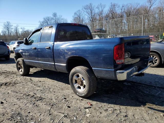 1D7KU28D04J141754 - 2004 DODGE RAM 2500 ST BLUE photo 2