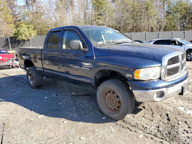 1D7KU28D04J141754 - 2004 DODGE RAM 2500 ST BLUE photo 4