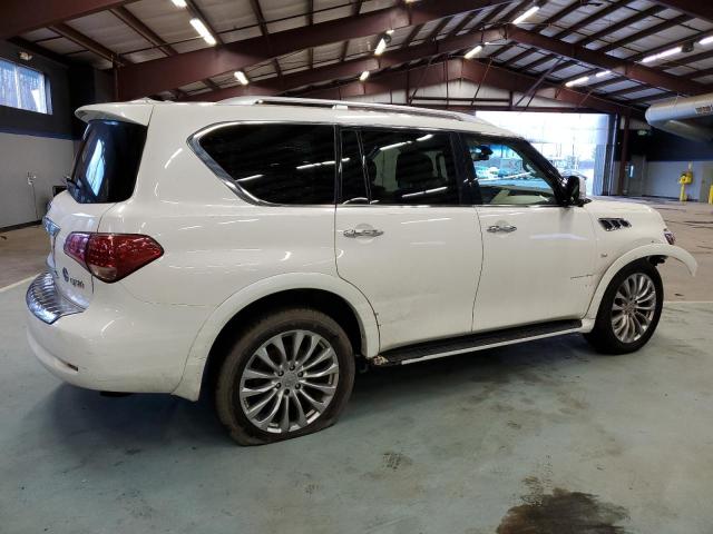 JN8AZ2NE9G9126538 - 2016 INFINITI QX80 WHITE photo 3