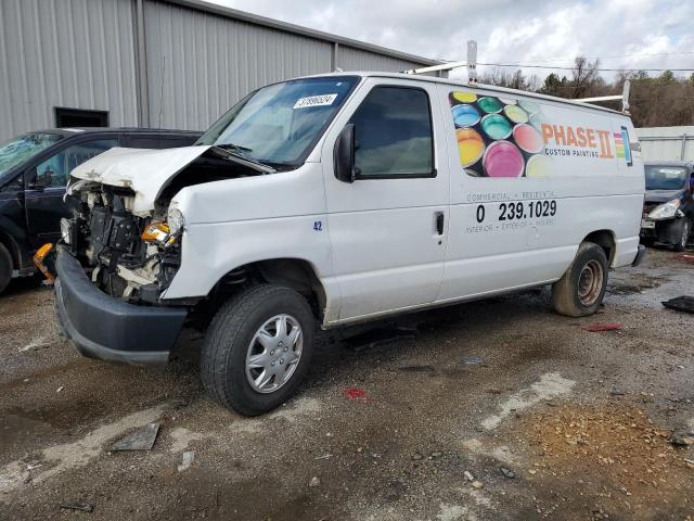 1FTNE14W79DA65977 - 2009 FORD ECONOLINE E150 VAN WHITE photo 1