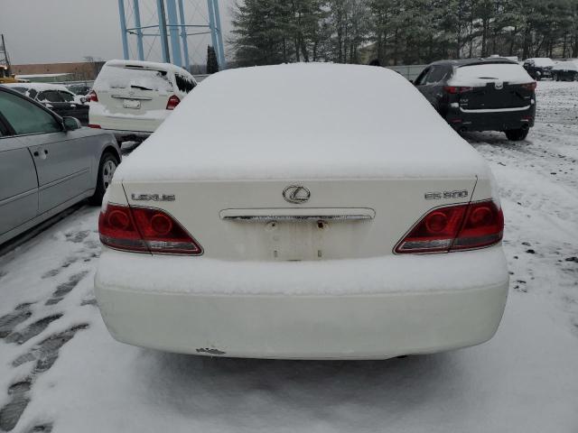 JTHBA30G655134363 - 2005 LEXUS ES 330 WHITE photo 6