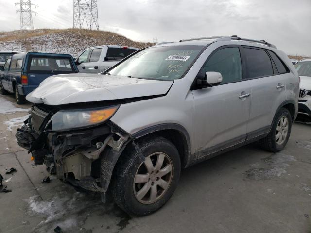 5XYKTDA20BG123950 - 2011 KIA SORENTO BASE SILVER photo 1