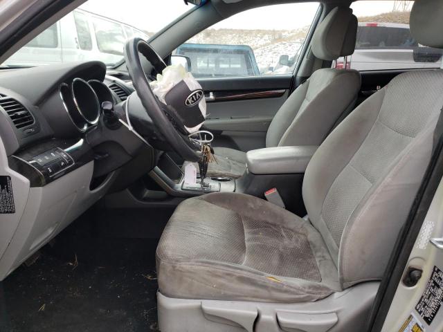 5XYKTDA20BG123950 - 2011 KIA SORENTO BASE SILVER photo 7