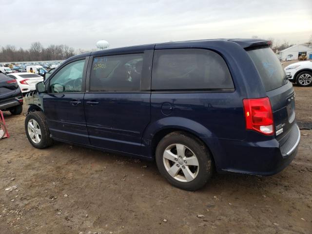 2C4RDGBG0DR640803 - 2013 DODGE GRAND CARA SE BLUE photo 2