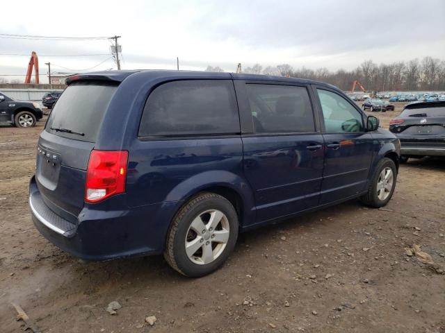 2C4RDGBG0DR640803 - 2013 DODGE GRAND CARA SE BLUE photo 3