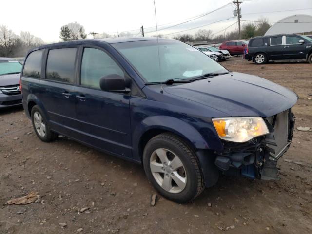 2C4RDGBG0DR640803 - 2013 DODGE GRAND CARA SE BLUE photo 4