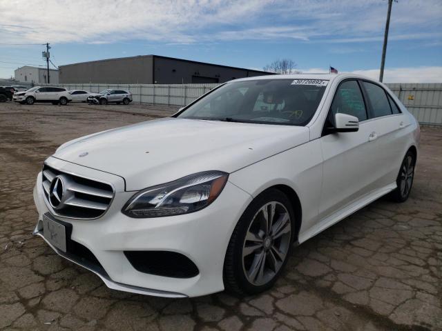 WDDHF8JBXFB164715 - 2015 MERCEDES-BENZ E 350 4MATIC WHITE photo 2