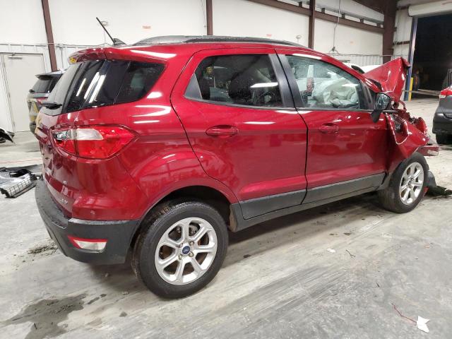 MAJ6S3GL3LC390980 - 2020 FORD ECOSPORT SE RED photo 3