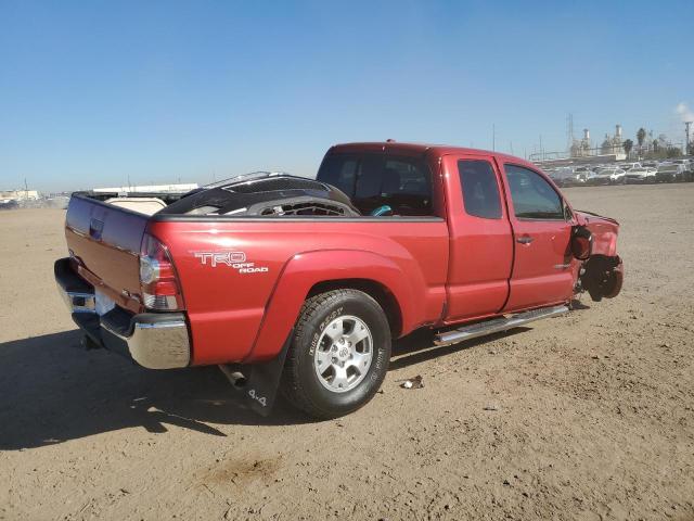 5TEUU4EN6AZ747976 - 2010 TOYOTA TACOMA ACCESS CAB RED photo 3