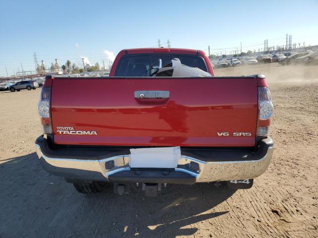 5TEUU4EN6AZ747976 - 2010 TOYOTA TACOMA ACCESS CAB RED photo 6