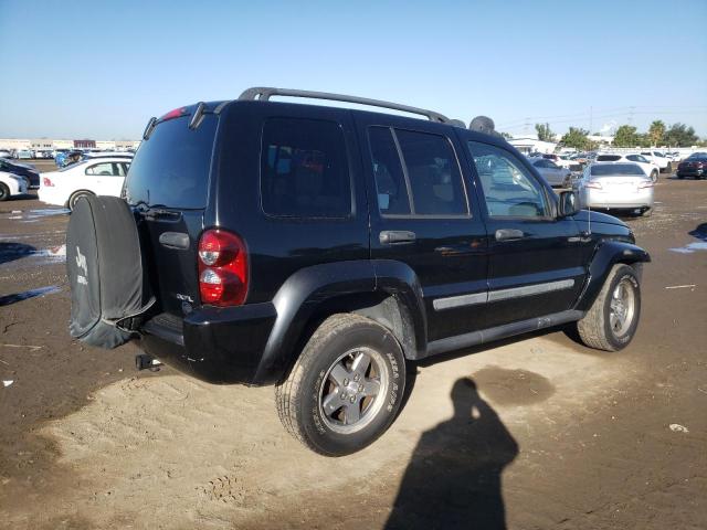 1J8GL38K85W647983 - 2005 JEEP LIBERTY RENEGADE BLACK photo 3