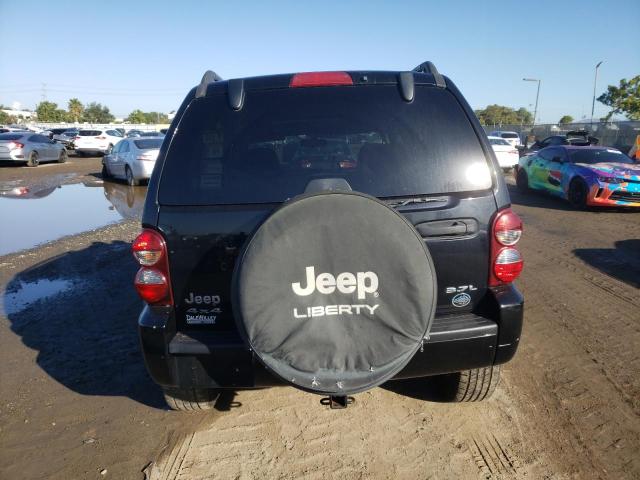 1J8GL38K85W647983 - 2005 JEEP LIBERTY RENEGADE BLACK photo 6