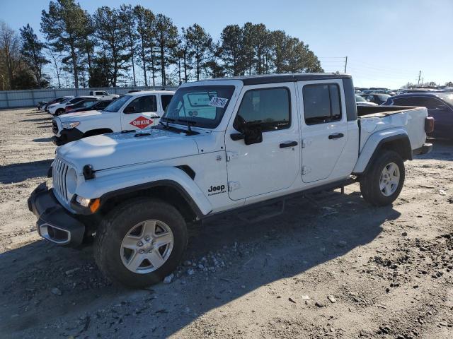 1C6JJTAG8ML516276 - 2021 JEEP GLADIATOR SPORT WHITE photo 1