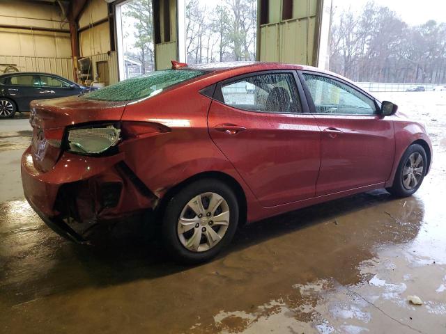 5NPDH4AE1GH694626 - 2016 HYUNDAI ELANTRA SE BURGUNDY photo 3