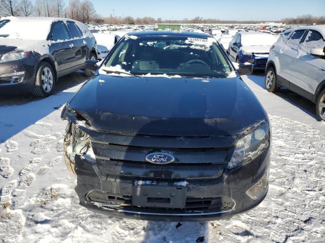 3FAHP0JA0CR444818 - 2012 FORD FUSION SEL BLACK photo 5