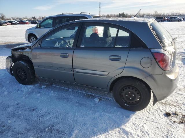 KNADH5B39A6620761 - 2010 KIA RIO LX GRAY photo 2