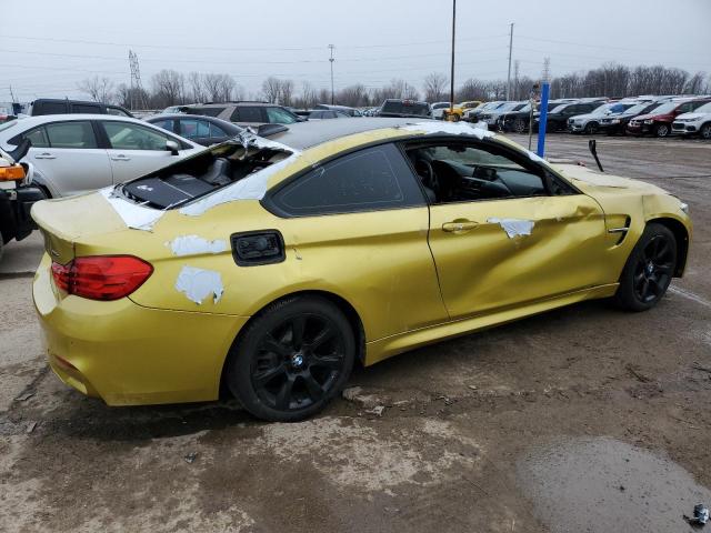 WBS3R9C59FK331471 - 2015 BMW M4 YELLOW photo 3