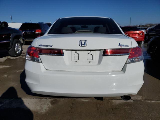 1HGCP2F34CA154829 - 2012 HONDA ACCORD LX WHITE photo 6