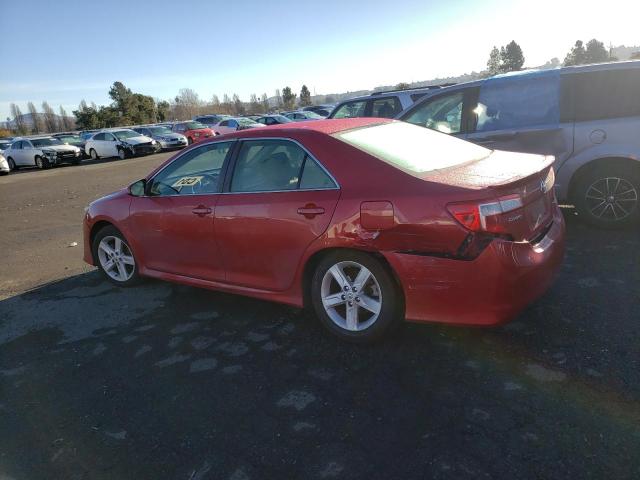 4T1BF1FKXDU697483 - 2013 TOYOTA CAMRY L RED photo 2